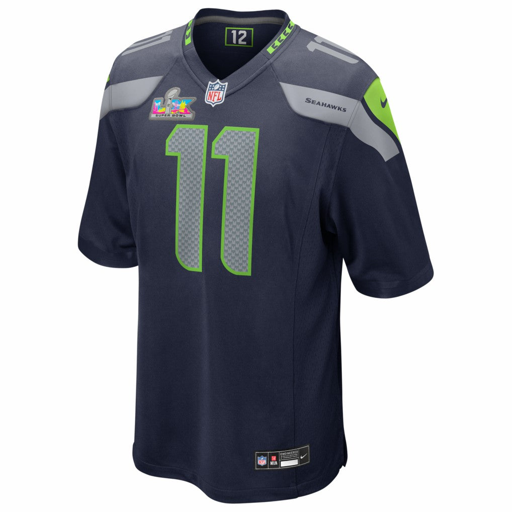 Jaxon Smith-Njigba  Super Bowl LX Patch Game Jersey - Seattle Seahawks