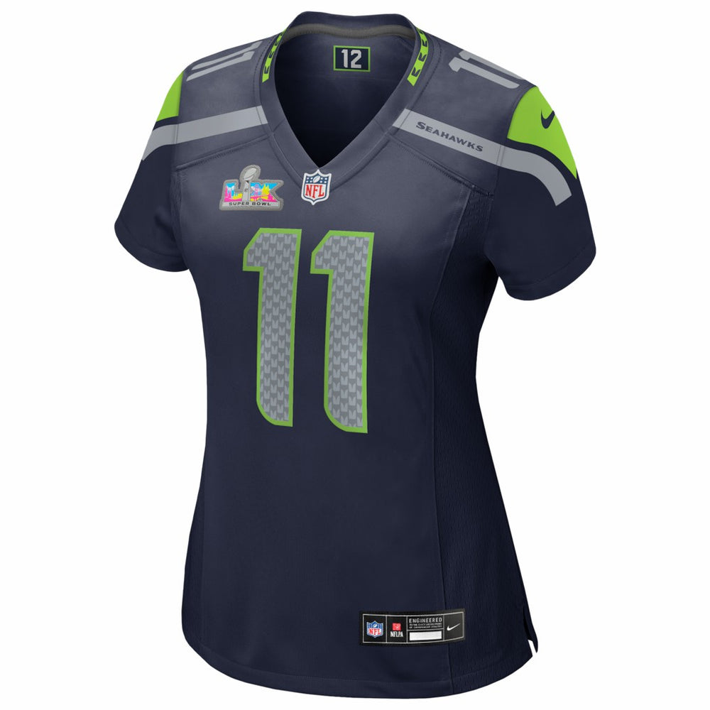Jaxon Smith-Njigba  Women's Super Bowl LX Patch Game Jersey - Seattle Seahawks