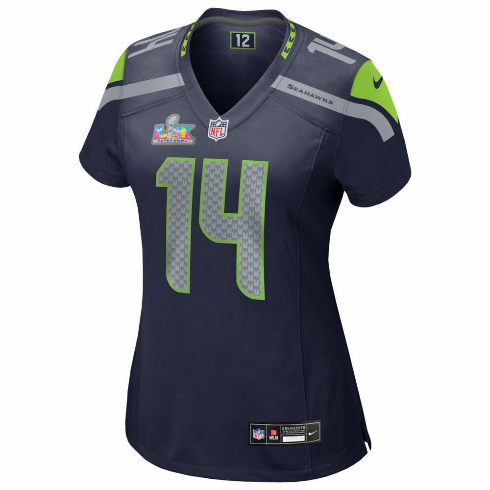 Sam Darnold  Women's Super Bowl LX Patch Game Jersey - Seattle Seahawks