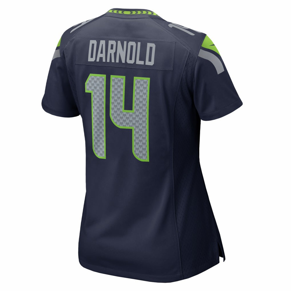 Sam Darnold  Women's Super Bowl LX Patch Game Jersey - Seattle Seahawks