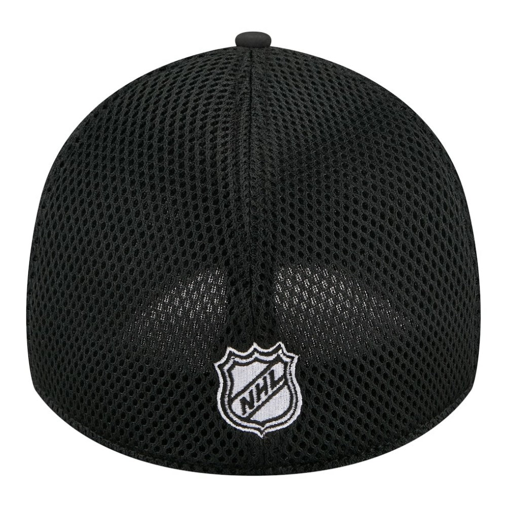 NHL Black Carolina Hurricanes New Era Logo 39THIRTY Flex Hat