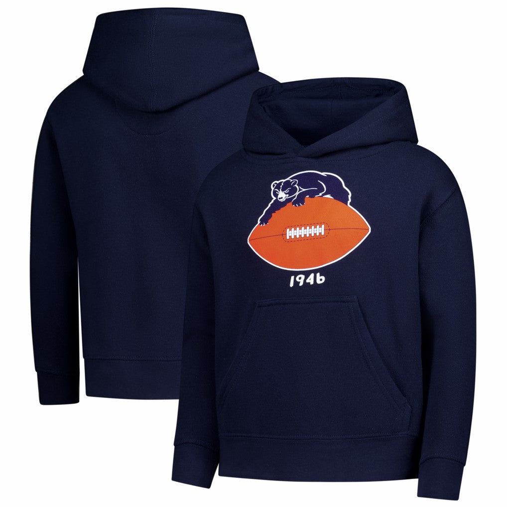 Youth Retro Logo Hoodie - Chicago Bears