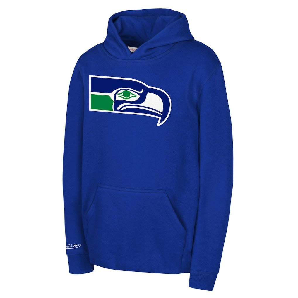 Youth Retro Logo Hoodie - Seattle Seahawks