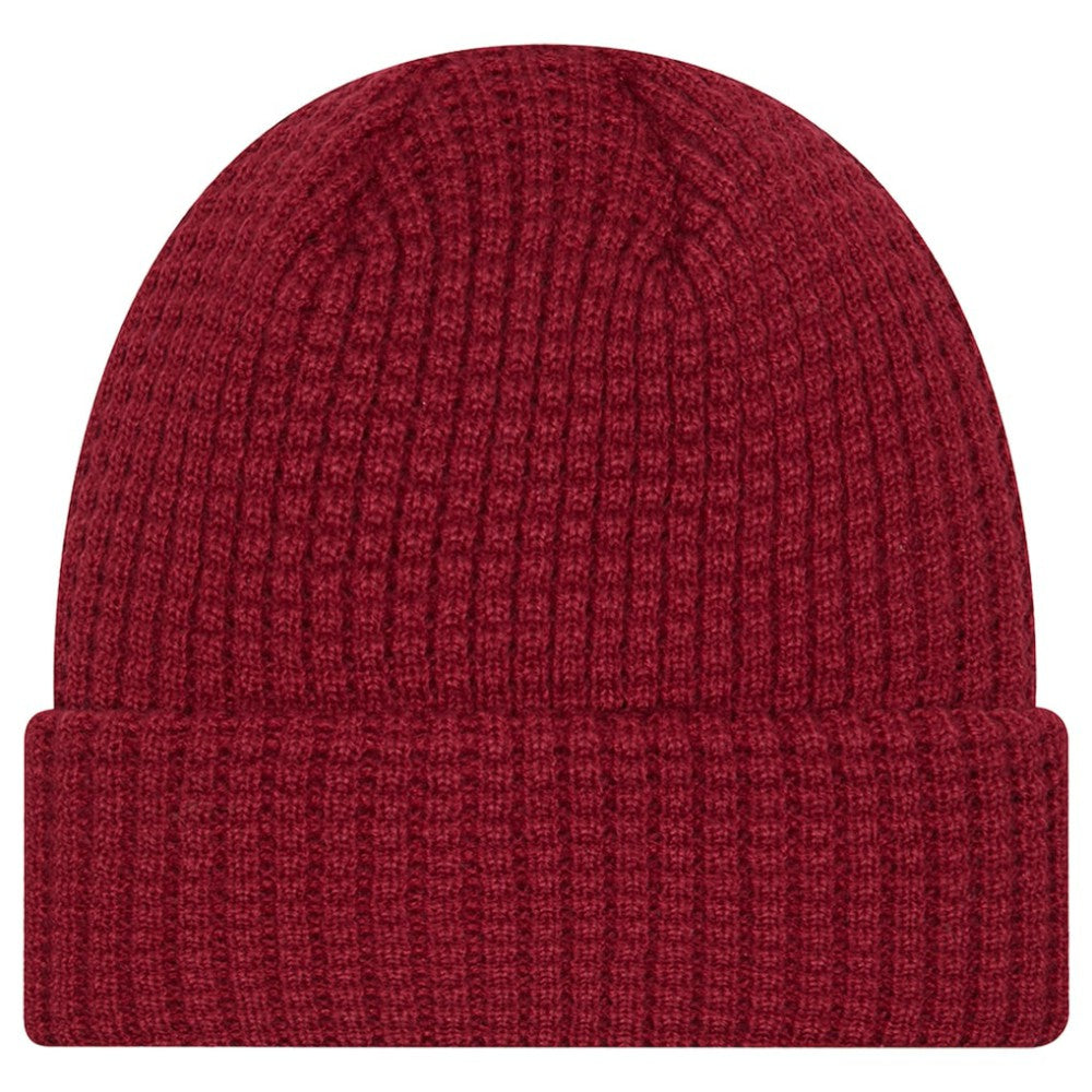NHL Burgundy Colorado Avalanche New Era Waffle Cuffed Knit Hat
