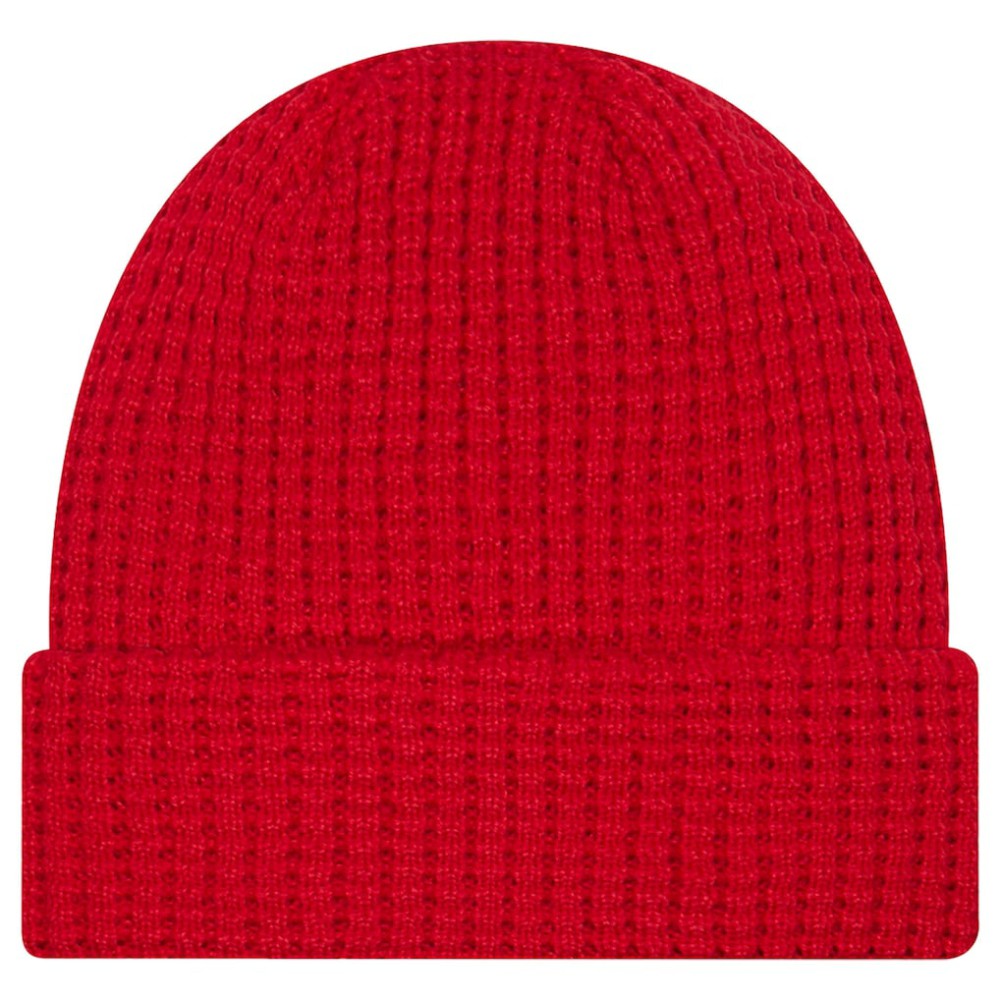 NHL Red Carolina Hurricanes New Era Waffle Cuffed Knit Hat
