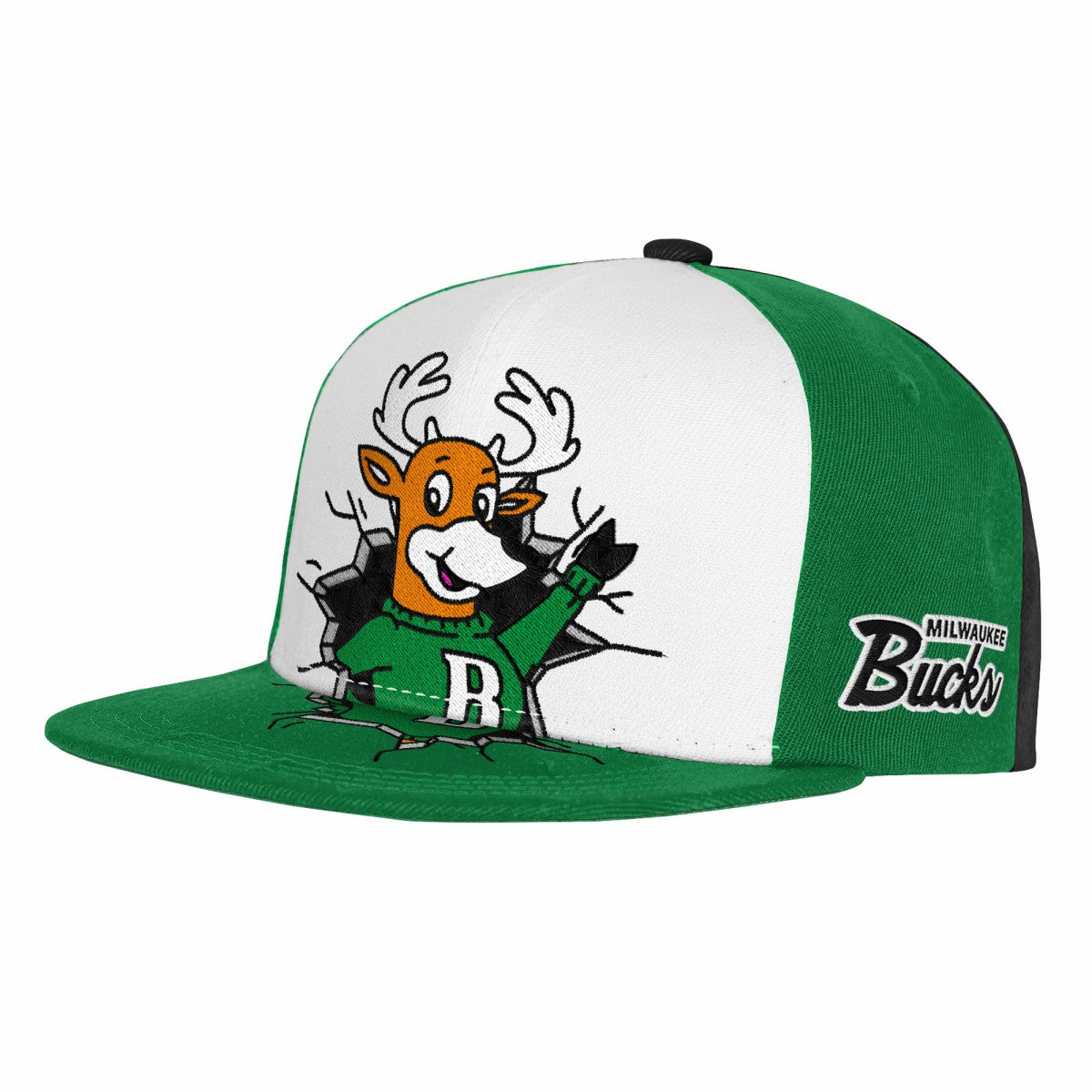 NBA Milwaukee Bucks Youth Mascot Snapback Hat
