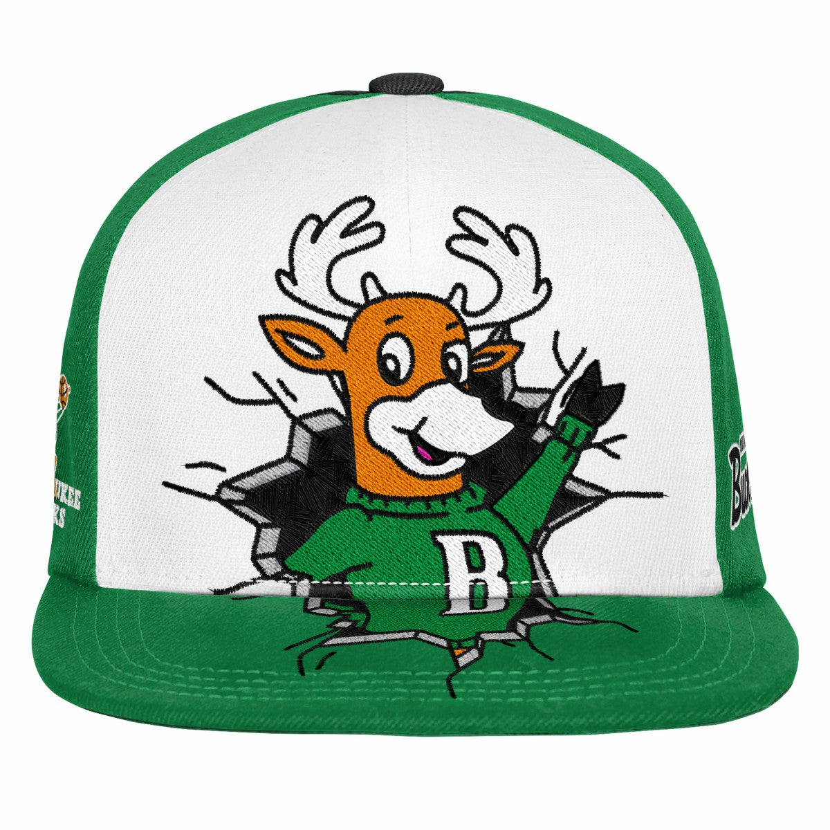 NBA Milwaukee Bucks Youth Mascot Snapback Hat