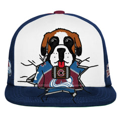 NHL Maroon Colorado Avalanche Mitchell & Ness Youth Mascot Snapback Hat