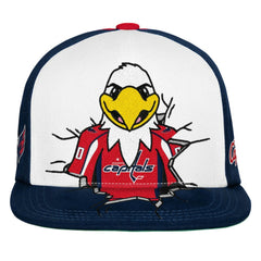 NHL Navy Washington Capitals Mitchell & Ness Youth Mascot Snapback Hat
