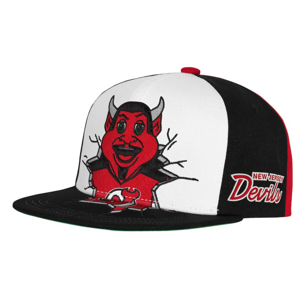 NHL Red New Jersey Devils Mitchell & Ness Youth Mascot Snapback Hat
