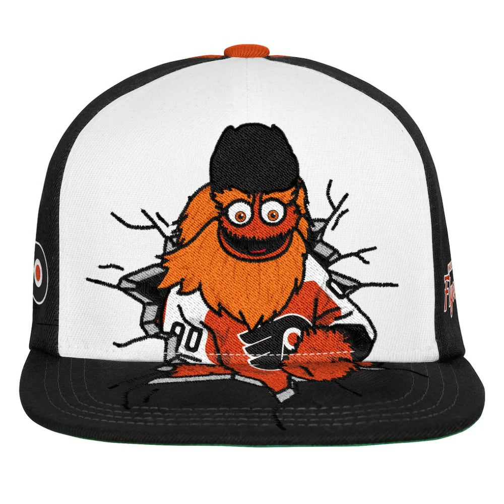 NHL Orange Philadelphia Flyers Mitchell & Ness Youth Mascot Snapback Hat