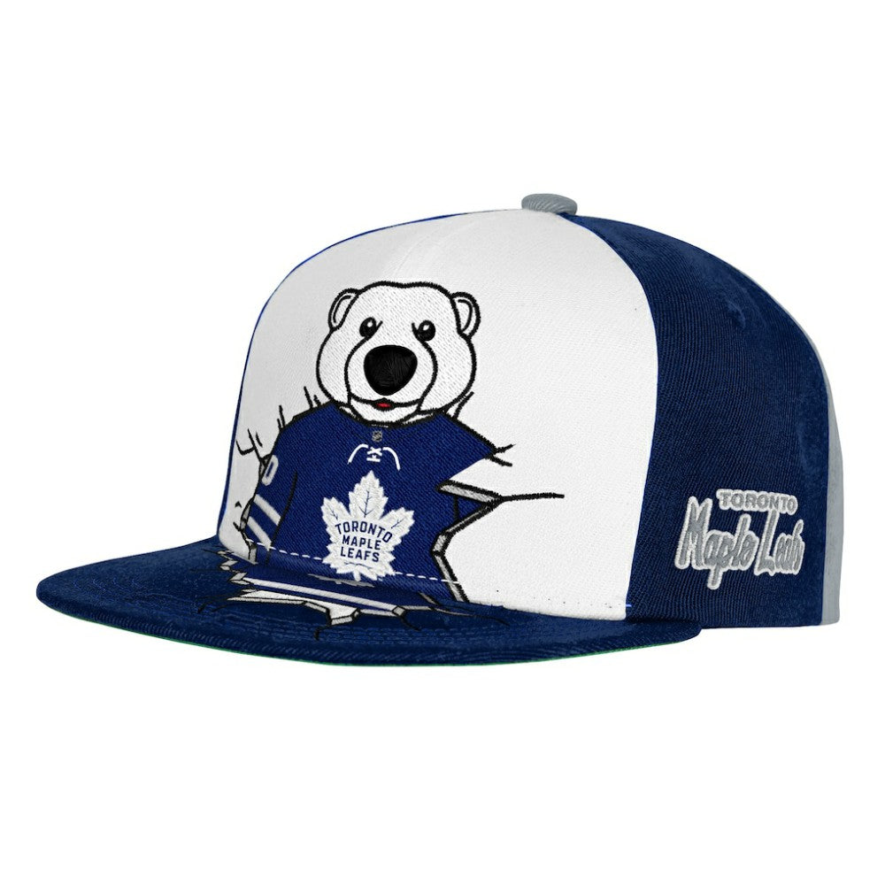 NHL Navy Toronto Maple Leafs Mitchell & Ness Youth Mascot Snapback Hat