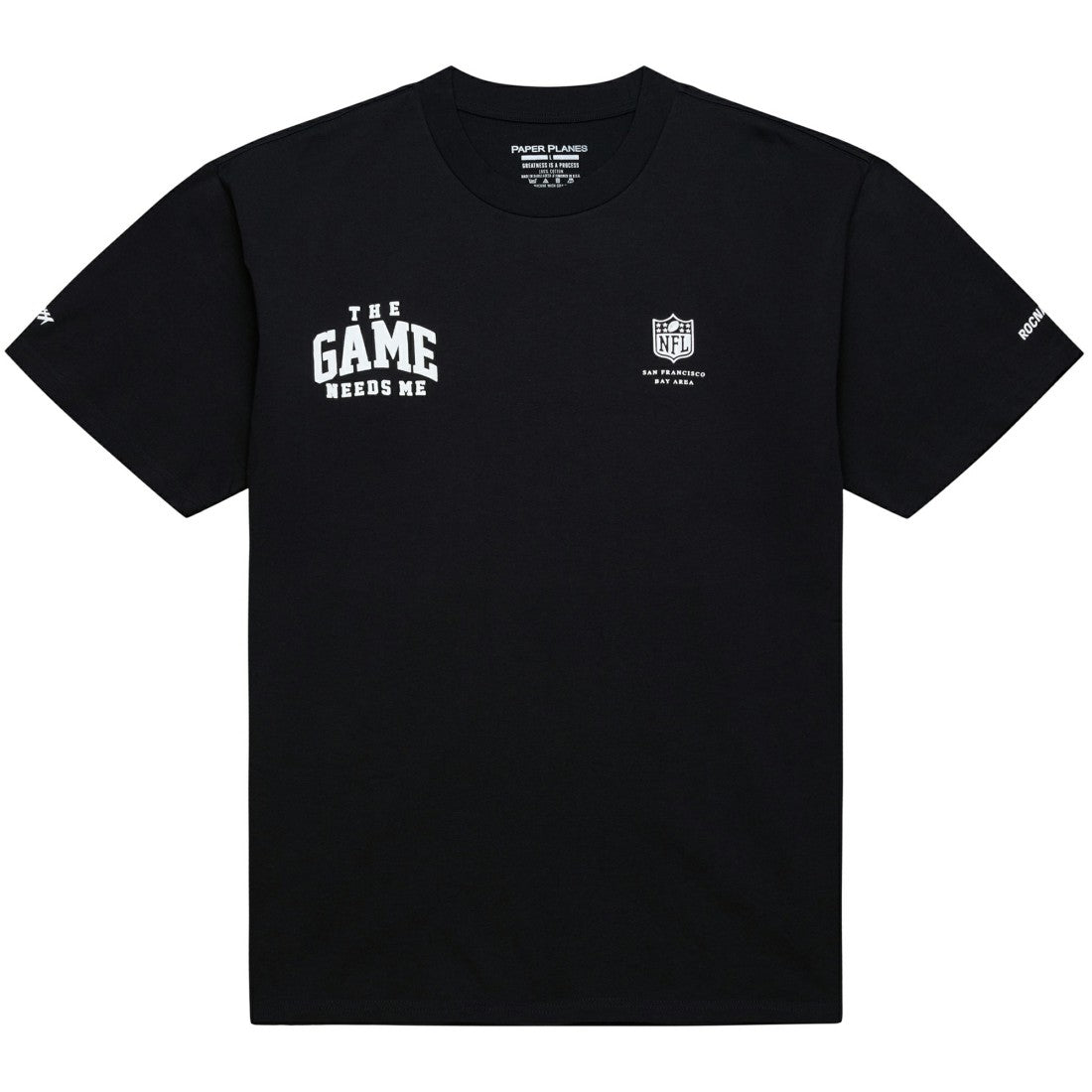 Super Bowl LX Roc Nation x Paper Planes x NFL T-Shirt - New England Patriots