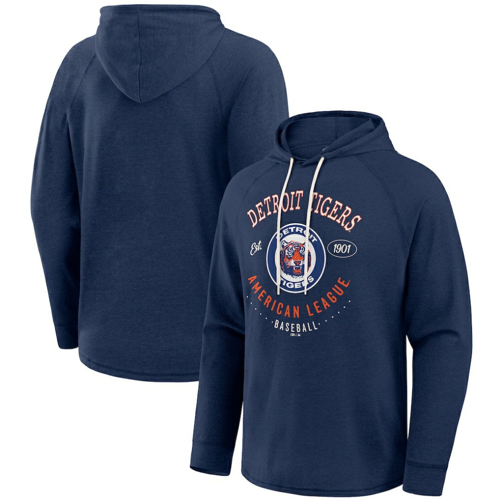 MLB Detroit Tigers Darius Rucker Collection by Fanatics Raglan Hooded Long Sleeve T-Shirt