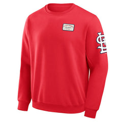 MLB St. Louis Cardinals Darius Rucker Collection by Fanatics Washed Crew Neck Pullover Sweatshirt