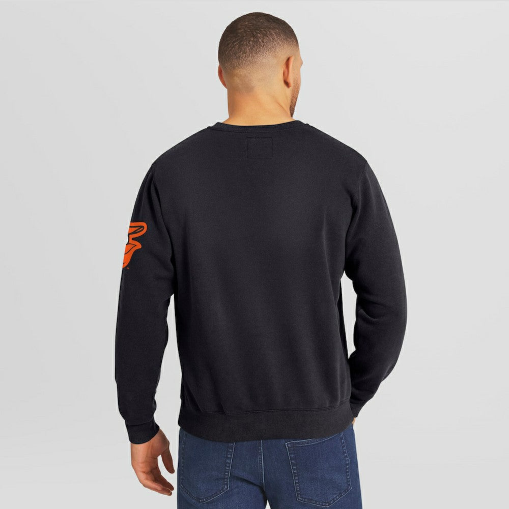 MLB Baltimore Orioles Darius Rucker Collection by Fanatics Washed Crew Neck Pullover Sweatshirt
