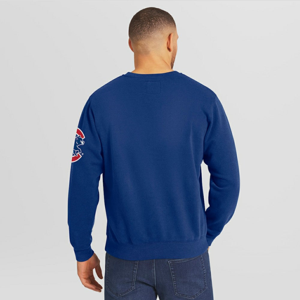 MLB Chicago Cubs Darius Rucker Collection by Fanatics Washed Crew Neck Pullover Sweatshirt