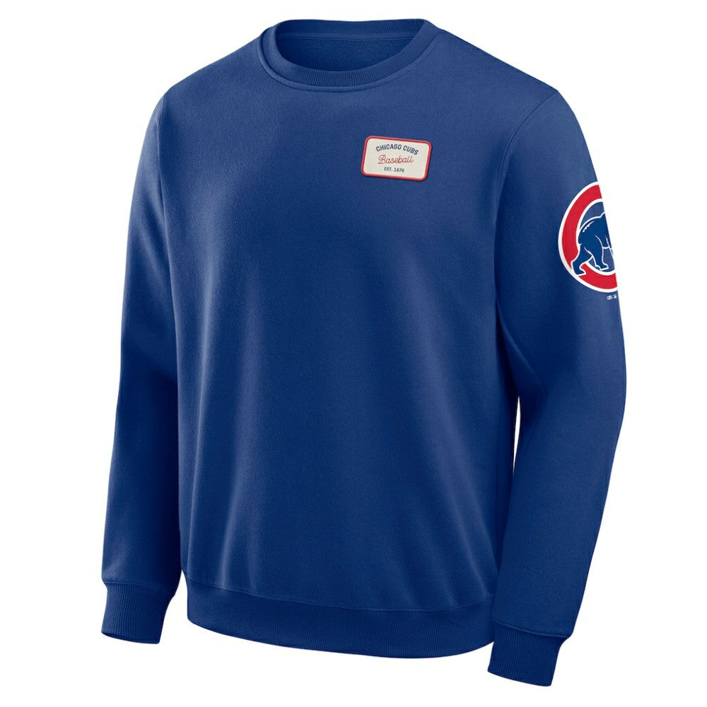 MLB Chicago Cubs Darius Rucker Collection by Fanatics Washed Crew Neck Pullover Sweatshirt