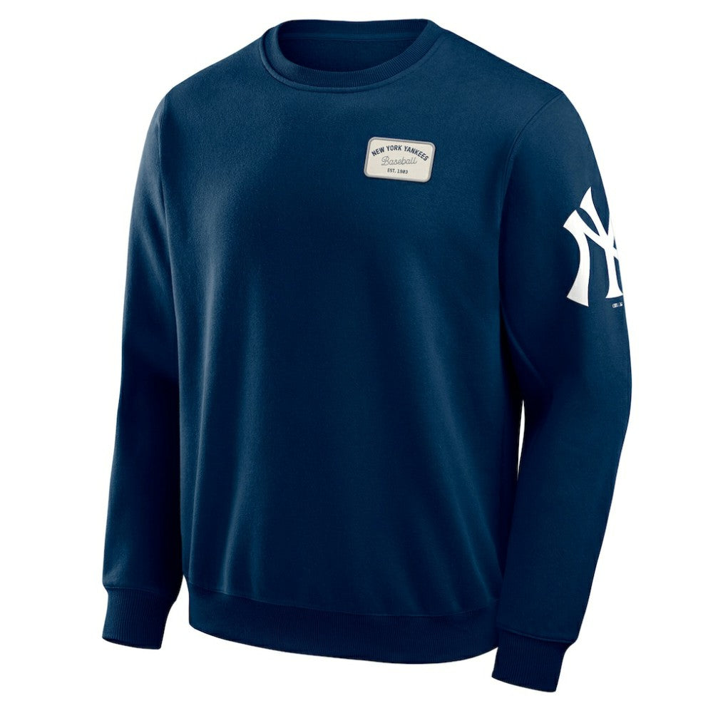 MLB New York Yankees Darius Rucker Collection by Fanatics Washed Crew Neck Pullover Sweatshirt