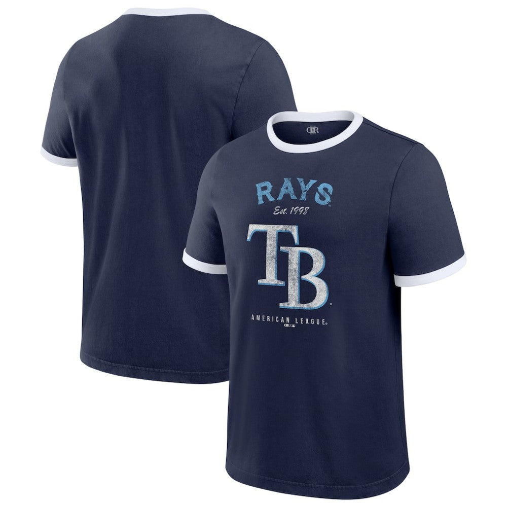 MLB Tampa Bay Rays Darius Rucker Collection by Fanatics Washed Ringer T-Shirt