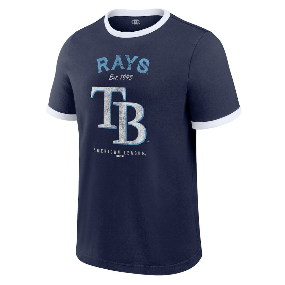 MLB Tampa Bay Rays Darius Rucker Collection by Fanatics Washed Ringer T-Shirt