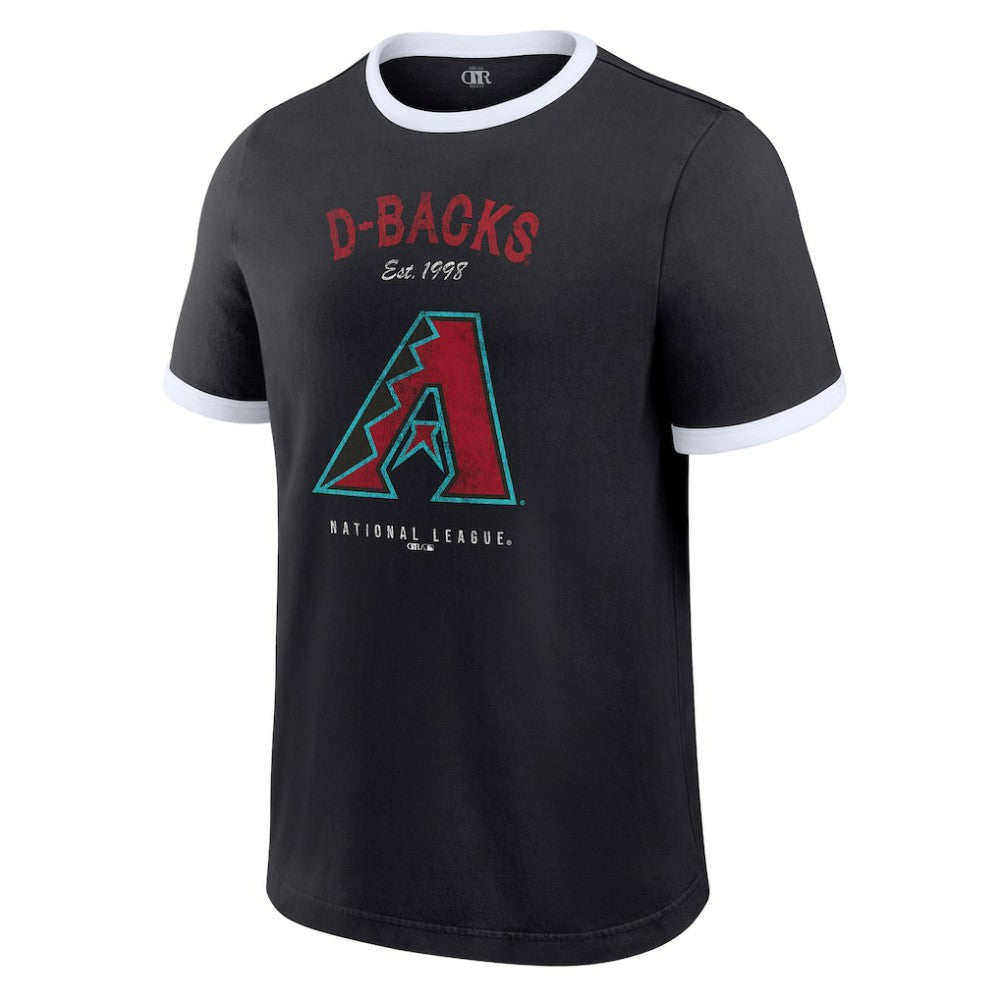 MLB Arizona Diamondbacks Darius Rucker Collection by Fanatics Washed Ringer T-Shirt
