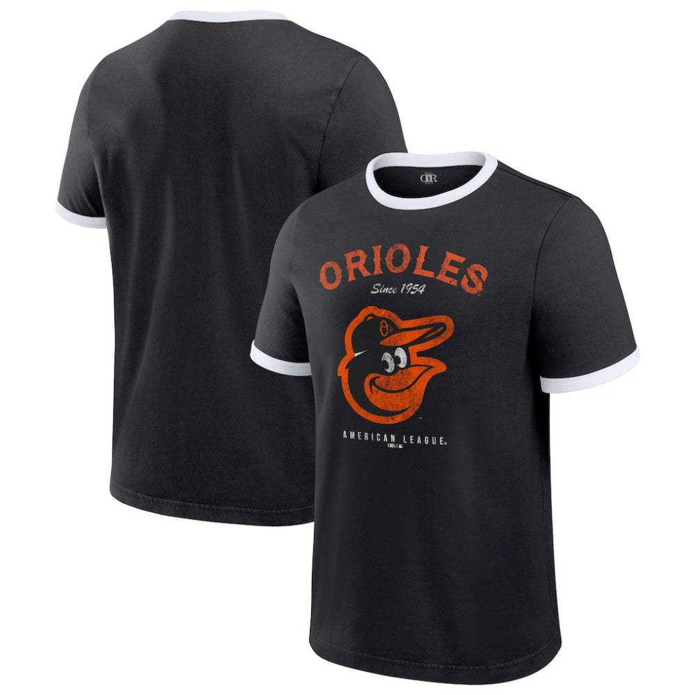 MLB Baltimore Orioles Darius Rucker Collection by Fanatics Washed Ringer T-Shirt