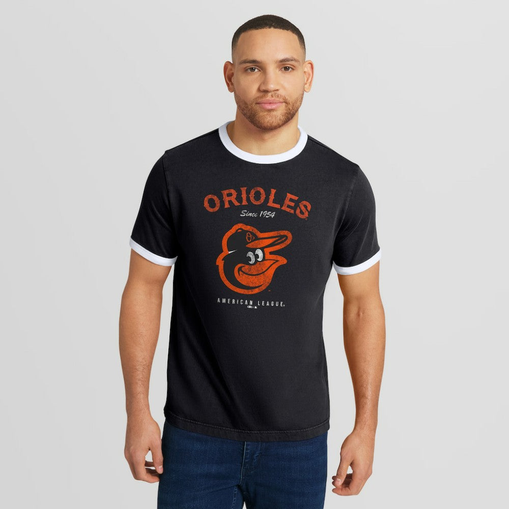 MLB Baltimore Orioles Darius Rucker Collection by Fanatics Washed Ringer T-Shirt