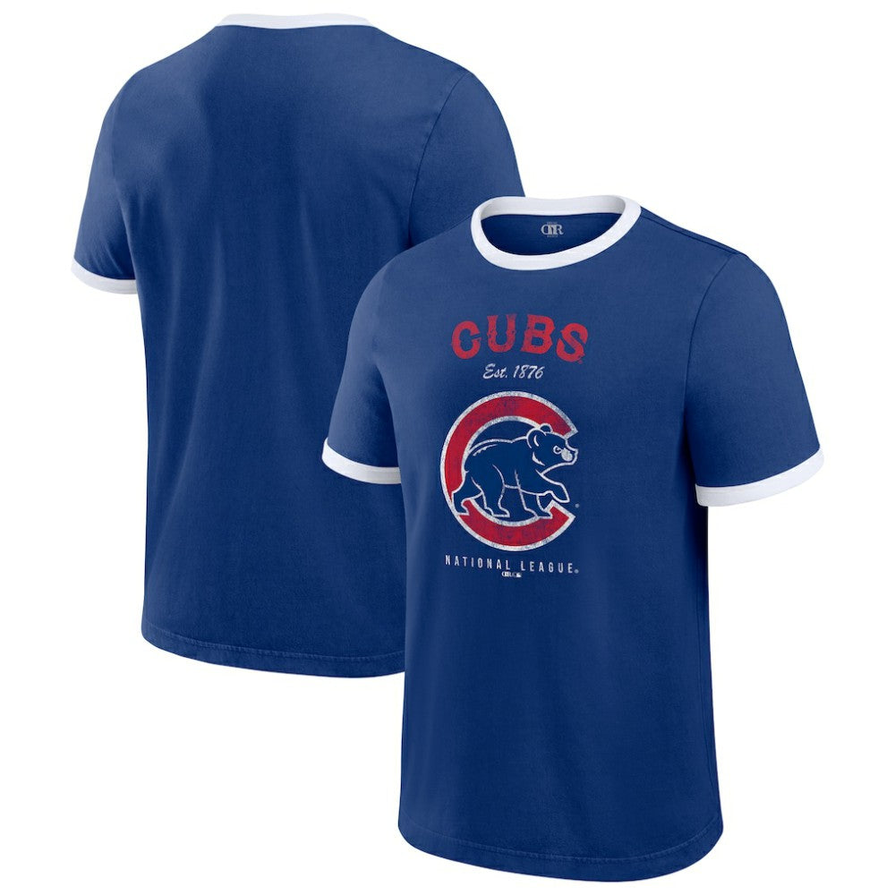 MLB Chicago Cubs Darius Rucker Collection by Fanatics Washed Ringer T-Shirt