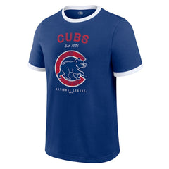 MLB Chicago Cubs Darius Rucker Collection by Fanatics Washed Ringer T-Shirt