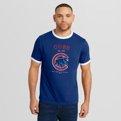 MLB Chicago Cubs Darius Rucker Collection by Fanatics Washed Ringer T-Shirt