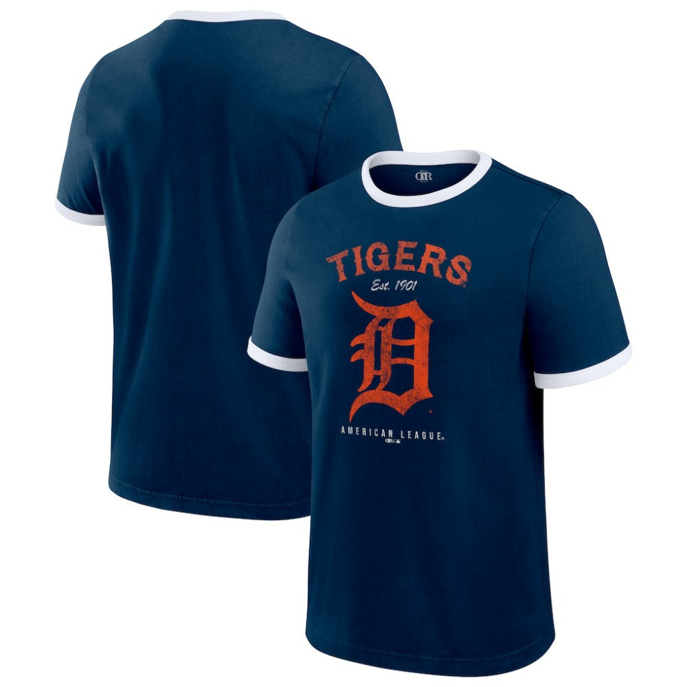 MLB Detroit Tigers Darius Rucker Collection by Fanatics Washed Ringer T-Shirt