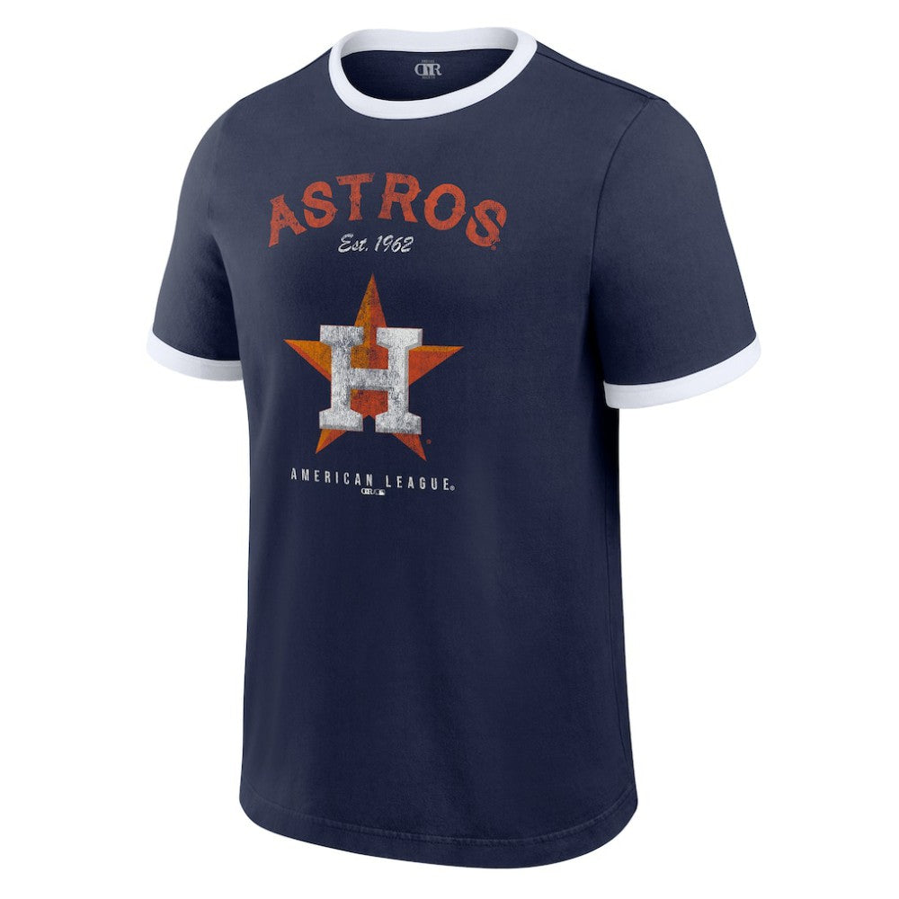 MLB Houston Astros Darius Rucker Collection by Fanatics Washed Ringer T-Shirt