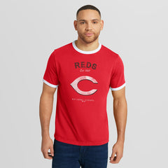 MLB Cincinnati Reds Darius Rucker Collection by Fanatics Washed Ringer T-Shirt