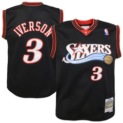 NBA Allen Iverson Philadelphia 76ers Youth 2000-01 Swingman Road Jersey