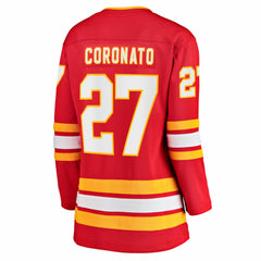 NHL Red Matt Coronato Calgary Flames Fanatics Women's Home Breakaway Jersey