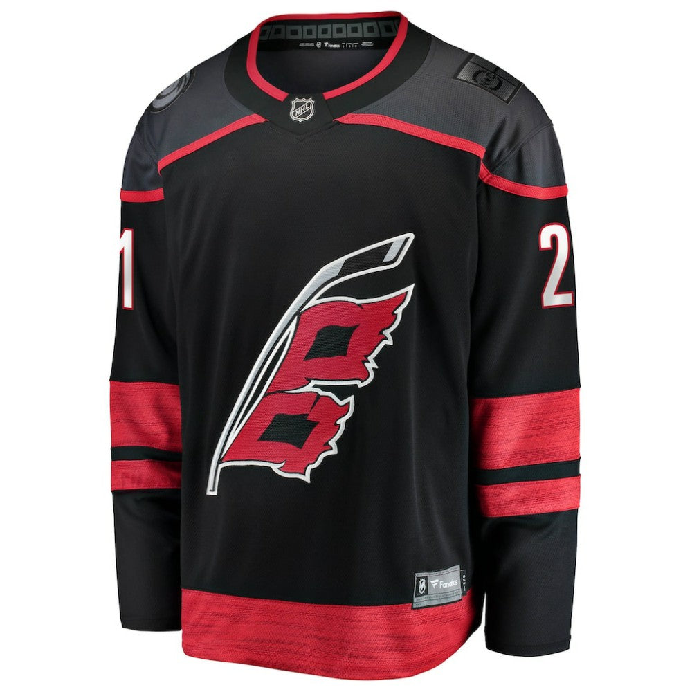 NHL Black Alexander Nikishin Carolina Hurricanes Fanatics Home Breakaway Jersey