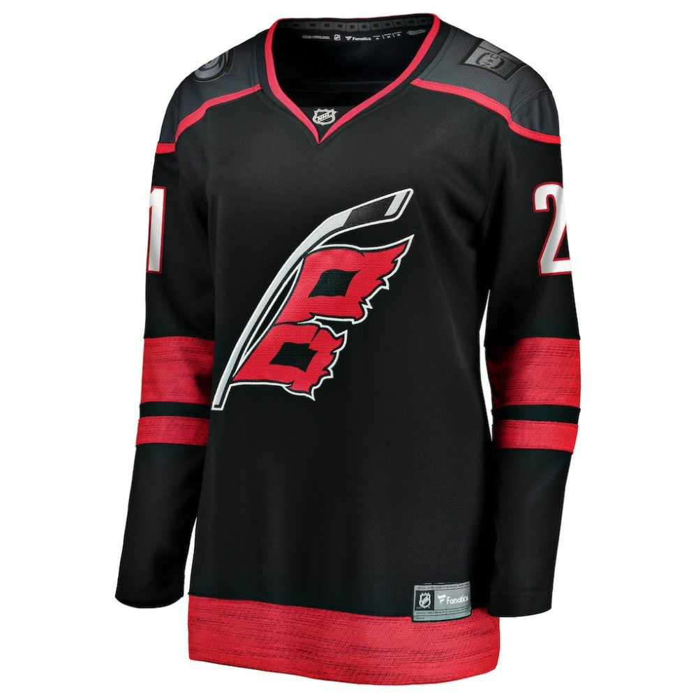 NHL Black Alexander Nikishin Carolina Hurricanes Fanatics Women's Home Breakaway Jersey