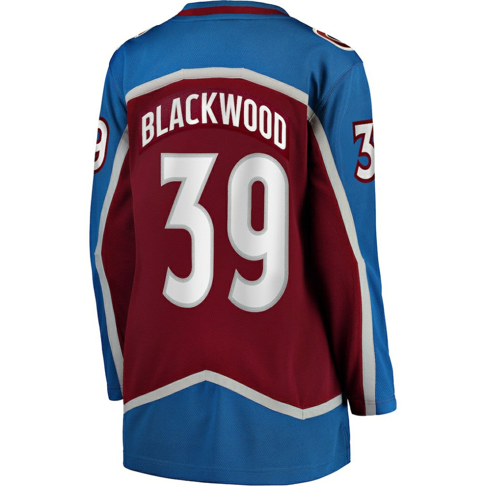 NHL Burgundy Mackenzie Blackwood Colorado Avalanche Fanatics Women's Home Breakaway Jersey