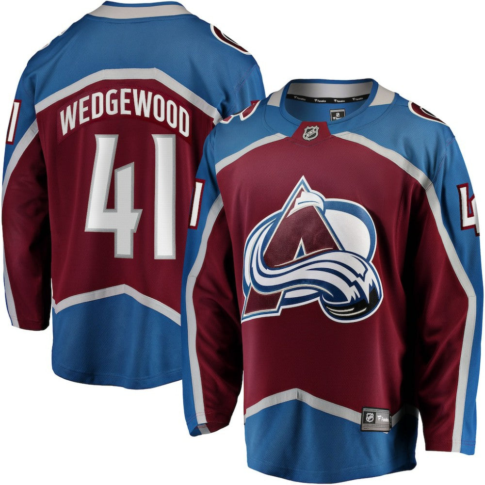 NHL Burgundy Scott Wedgewood Colorado Avalanche Fanatics Home Breakaway Jersey