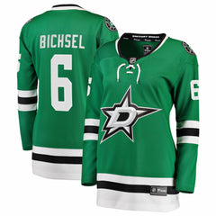 NHL Kelly Green Lian Bichsel Dallas Stars Fanatics Women's Home Breakaway Jersey