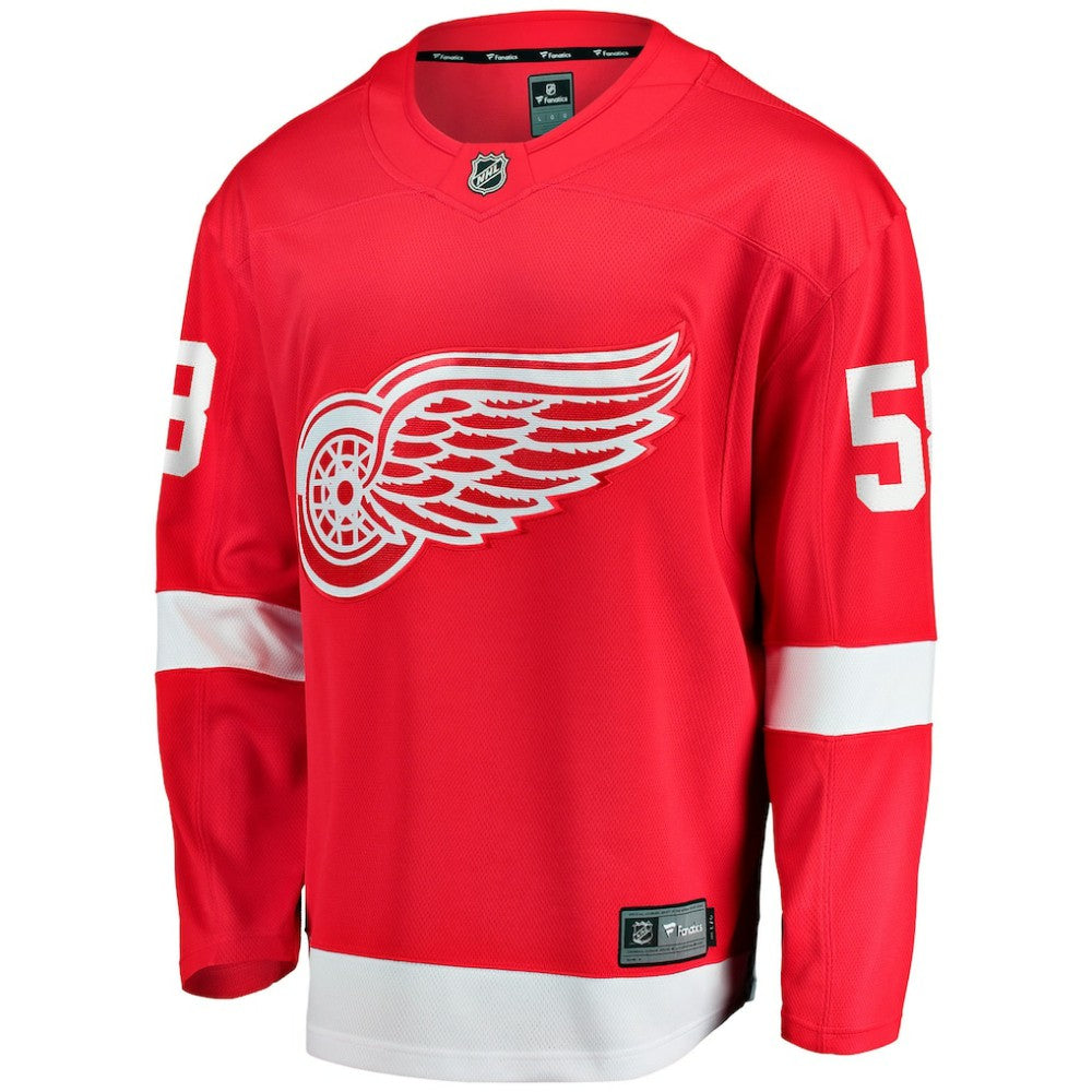 NHL Red Emmitt Finnie Detroit Red Wings Fanatics Home Breakaway Jersey