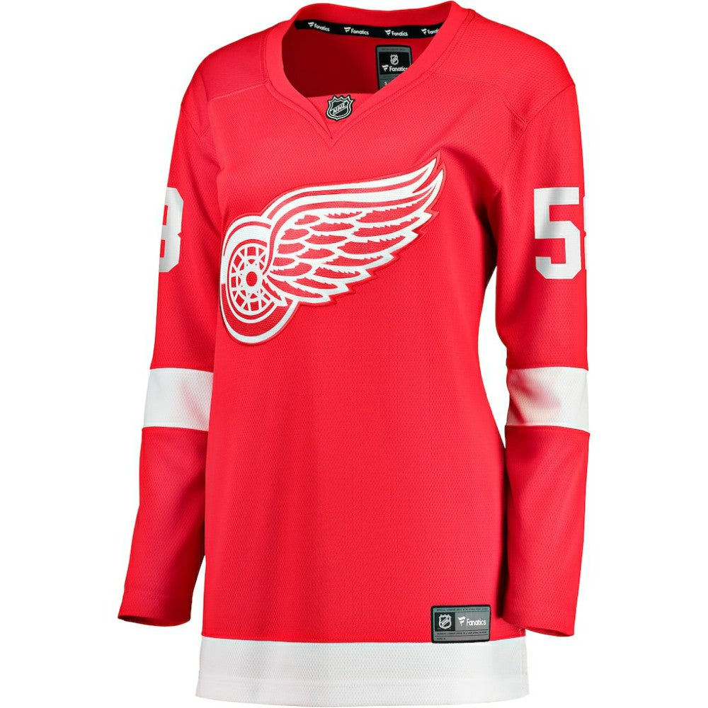 NHL Red Emmitt Finnie Detroit Red Wings Fanatics Women's Home Breakaway Jersey