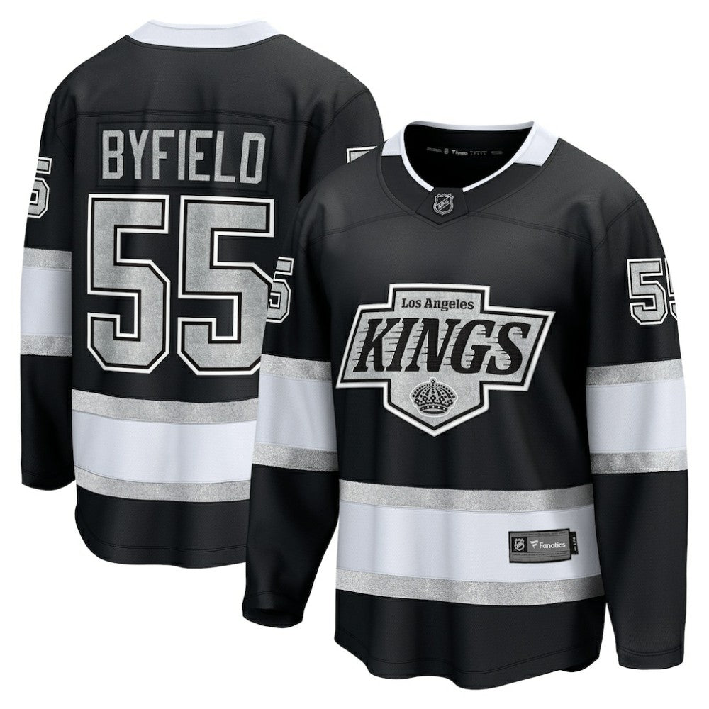 NHL Black Quinton Byfield Los Angeles Kings Fanatics Home Breakaway Jersey