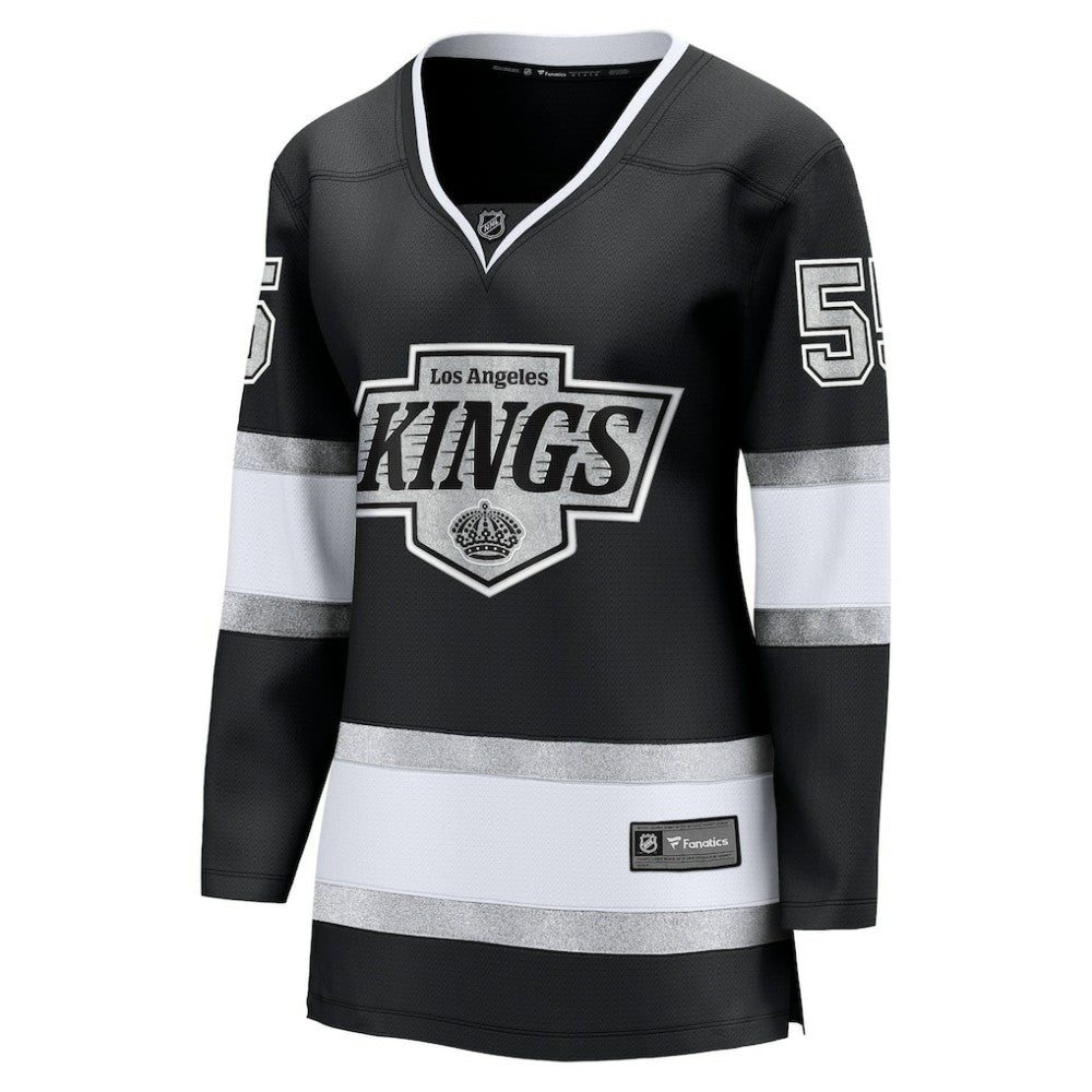NHL Black Quinton Byfield Los Angeles Kings Fanatics Women's Home Breakaway Jersey