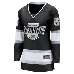 NHL Black Quinton Byfield Los Angeles Kings Fanatics Women's Home Breakaway Jersey