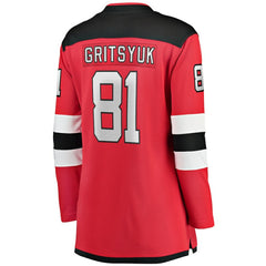NHL Red Arseny Gritsyuk New Jersey Devils Fanatics Women's Home Breakaway Jersey