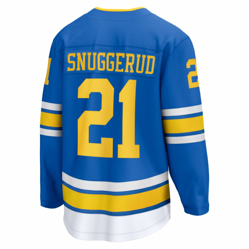 NHL Blue Jimmy Snuggerud St. Louis Blues Fanatics Home Breakaway Jersey