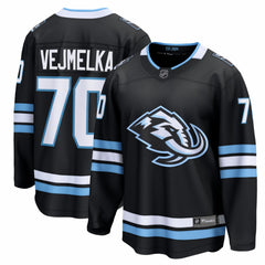 NHL Black Karel Vejmelka Utah Mammoth Fanatics Home Breakaway Jersey