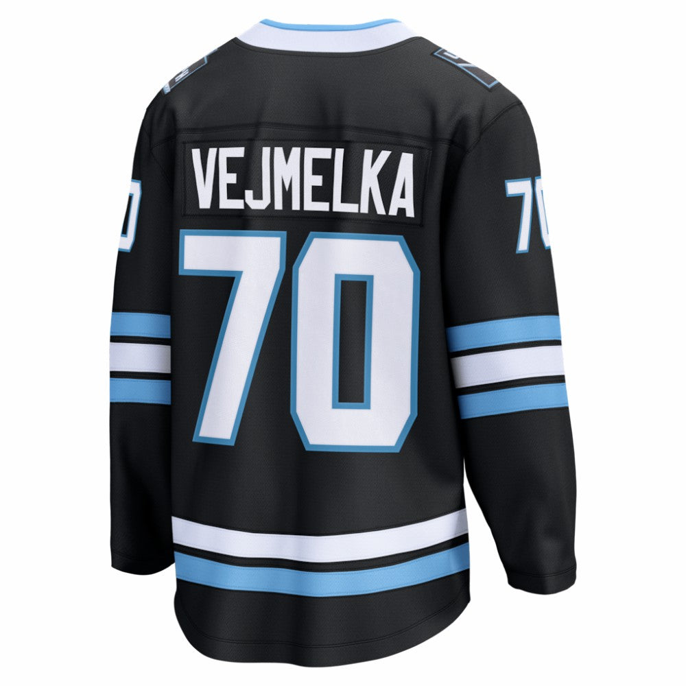 NHL Black Karel Vejmelka Utah Mammoth Fanatics Home Breakaway Jersey
